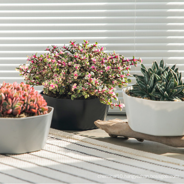 Best selling reusable plastic large flower pots irregular flower pots planters for plants nursery seedling pots
